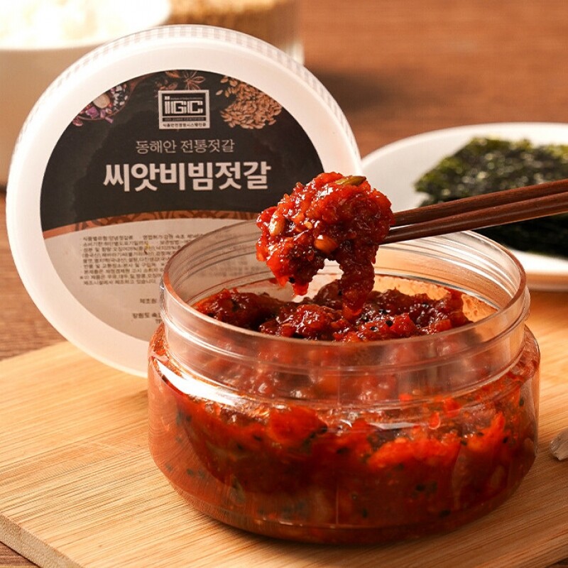 강원더몰,[진주식품]젓갈2종세트 명태회젓갈400g,씨앗비빔젓갈400g